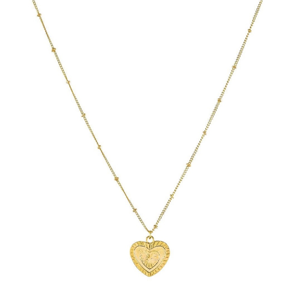 Gold plated heart Necklace